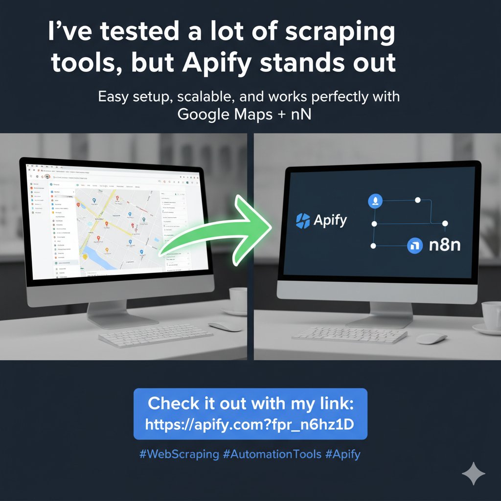 Abhishe05916423's tweet image. I’ve tested a lot of scraping tools, but Apify stands out.
Easy setup, scalable, and works perfectly with Google Maps + n8n.
Check it out with my link: apify.com/?fpr=n6hz1d
#WebScraping #AutomationTools #Apify