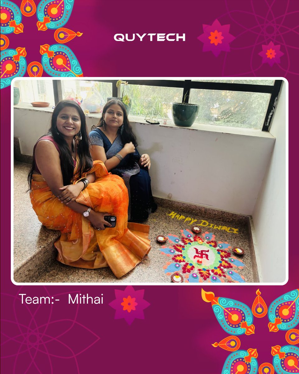 From vibrant colors to stunning designs, Quytech’s Rangoli Competition brought out the artist in everyone! ✨
A day full of creativity, fun, and festive spirit — we turned the floor into a canvas of celebration! 🎨🔥
#QuytechRangoli #FestivalVibes #DiwaliAtQuytech  #RangoliGoals