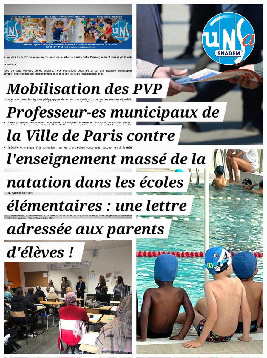 Snadem Unsa-Professeurs Ville de Paris tweet media