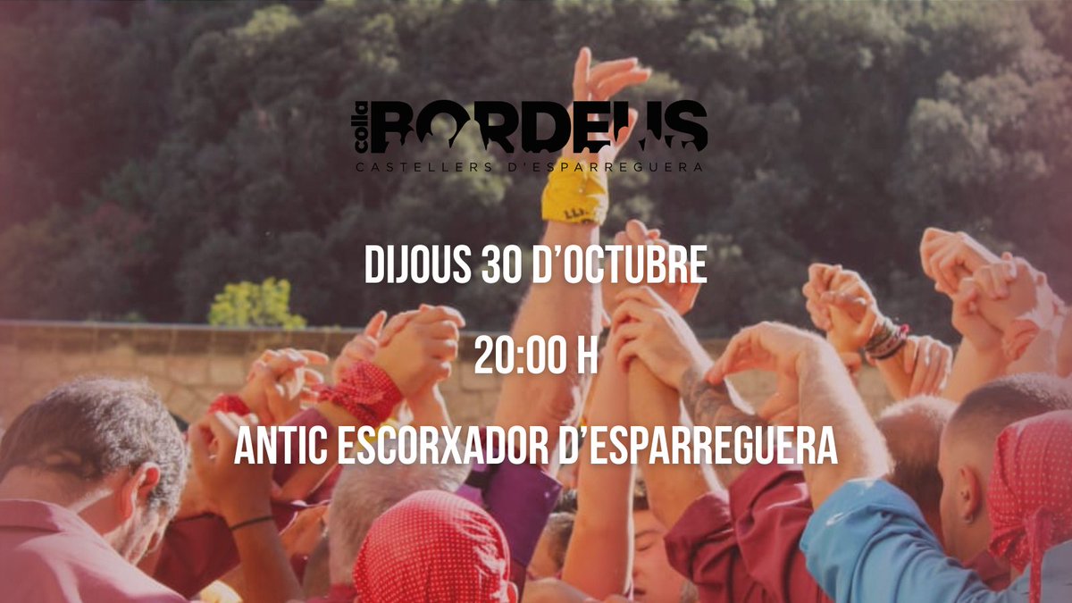 ❗ASSAIG❗ ⚠️

Aquesta setmana canvi de dia! L’assaig serà dijous i no divendres 🗓️

Hem d’aprofitar-lo! 💪🏽

📲 Confirmeu l’assistència a l’app.

#castells