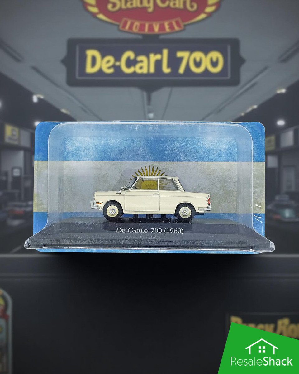 ResaleShack's tweet photo. #Modellino #DeCarlo 700 '60 - Scala 1/43 - Raro Veicolo Argentino su Licenza #BMW - Blister Sigillato #Salvat.
Acquistalo sul mio negozio #eBay https://t.co/BvCJ78iCfs
#DeCarlo700 #BMW700 #AutoArgentinas #Microcar #Modellismo #AutoStoriche #Vintage #Collezionismo #BMWClassic https://t.co/iqqe6rDZw3