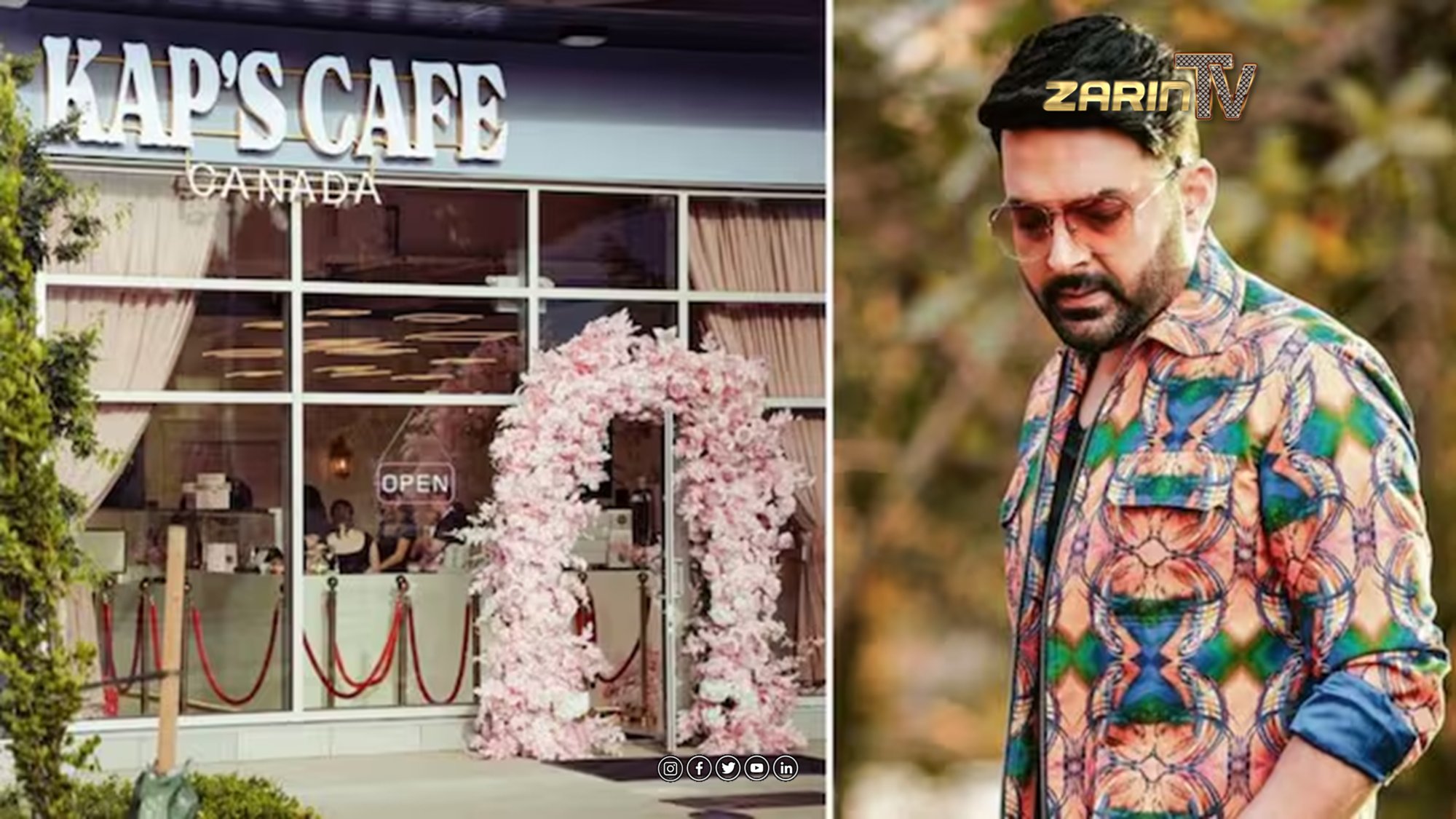 حمله سوم به کافی شاپ کپیل شرما در کانادا