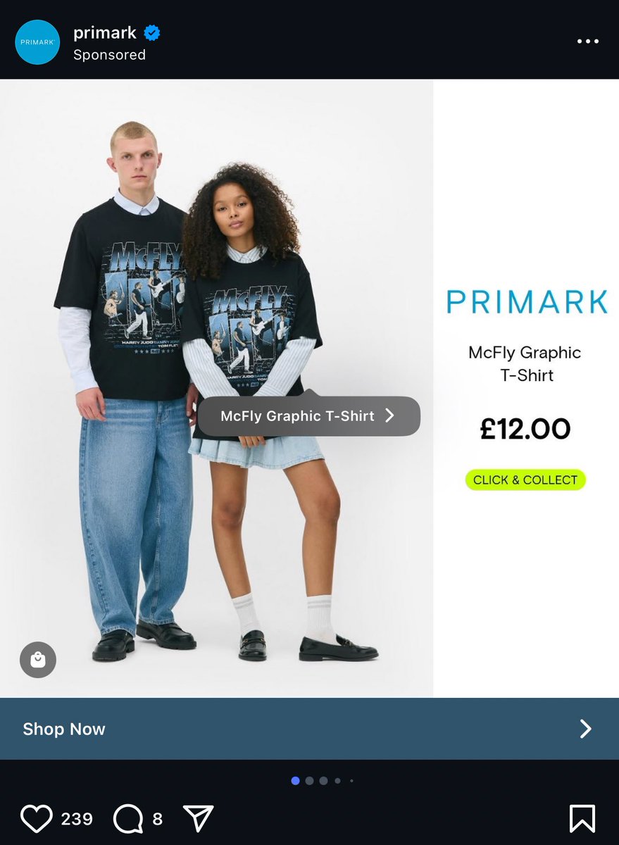 Oh my god i need it 😭 mcfly merch at primark