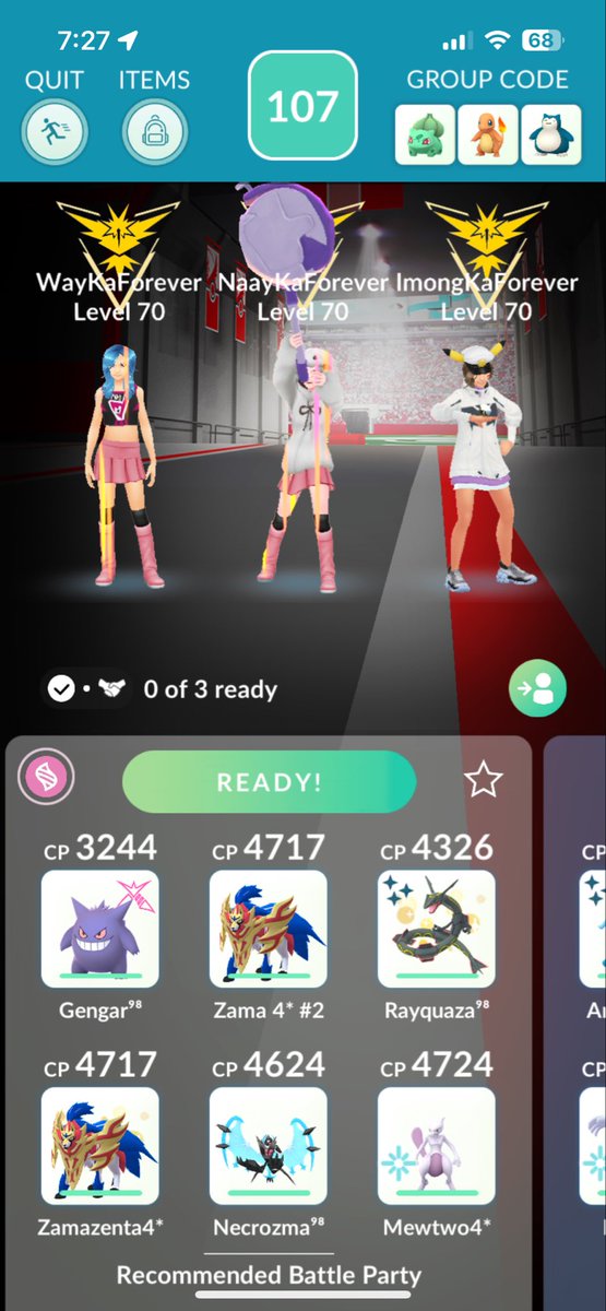 itsmarjofficial's tweet image. Girl power 😂

#PokemonGo #Pokemongoapp #Level70