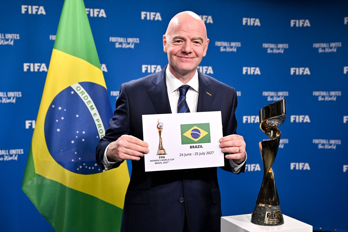 Gianni Infantino addresses FIFA Women’s World Cup Brazil 2027™ Host ...