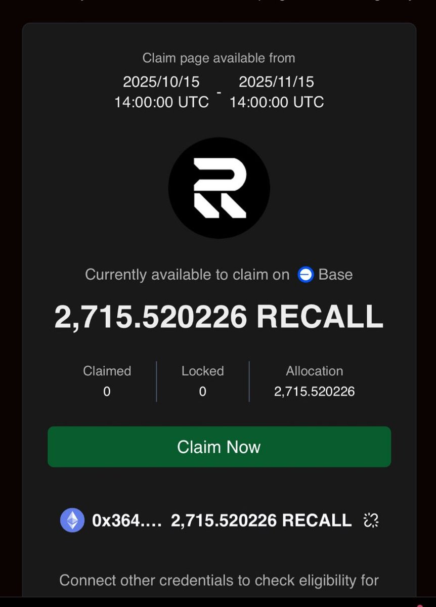 Btc_mama's tweet photo. Thank you $RECALL

next cook is 👇 #sosovalue https://t.co/RmN0O8RCvA

Referral code👉  NC02U0D2

Claim EXP points daily &amp; perform daily task 

Be there !! https://t.co/8jRsBee5aI