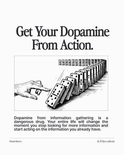 Love this! Tomorrow never comes! #Dopamine #Action