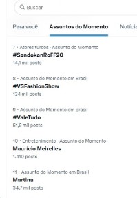 🇧🇷🇧🇷🇧🇷 somos tendência 
E seguimos
#SandokanRoFF20
#CanYaman