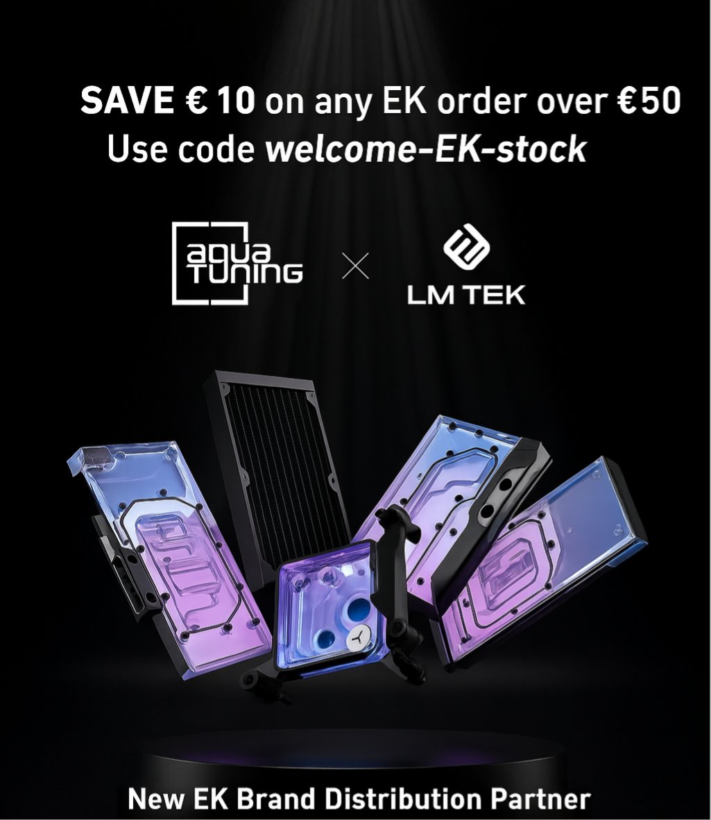New EK stock just dropped at Aquatuning and they've given us a special discount. So whether you're building a new custom-loop or refreshing your existing one, there's never been a better time to grab your EK essentials. 

T&amp;Cs apply. Offer ends 01.11.2025

aquatuning.com/en/customwasse…