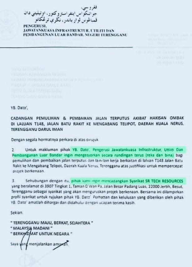 lady_bugg11's tweet photo. Nak kata apa lagi walaun oi.

Memang 100% projek kerajaan negeri Terengganu.

Dana je dari kerajaan pusat.

Lantik kontraktor pun kerajaan negeri uruskan.

Kesian rakyat Terengganu ditipu oleh PAS. https://t.co/vN9If7j6W9