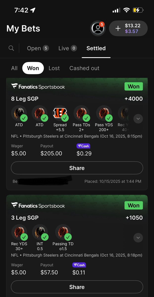 sportbetchampp's tweet photo. Last night #parlay #cash #fanatics https://t.co/CbdDv8Z4GZ