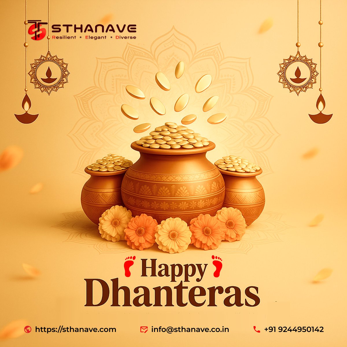 SthanaveTech's tweet image. 🙏🎉This Dhanteras, may your life shine like gold, may you find the support of your loved ones, and may happiness be lit. Happy Dhanteras to all of you!🙏🎉
#dhanteraspooja #festivals #celebrations #dhanteraspuja #laxmipujan #jewellery #sthanavetechnologies