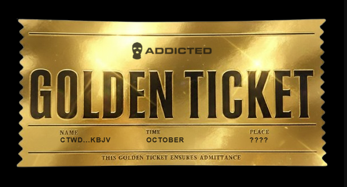 DigiMentor_Earn's tweet photo. @addicteddotfun got my golden ticket for
@addicteddotfun
season2  sig:ou8q7JvCtpbaHhNz2LYsMRnPwMdWS9pyJCxb9AsJEhQXdCM7YEfxD6vvG9cDGEdL72iv7FpfLqrsG7gDSRV75jrF https://t.co/XLekv7p8MF