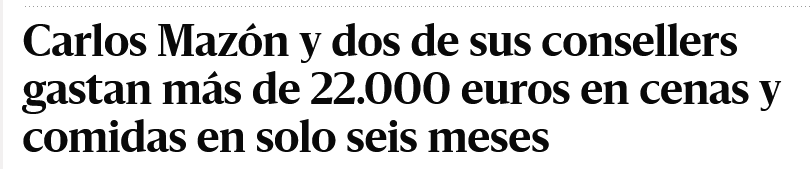 hamtesa's tweet photo. @ppopular A saber: +60M  del dinero de la DANA que ha repartido entre amiguetes +  todo lo que se ha gastado en comilonas gourmets a costa del dinero de los valencianos. Y encima le aplaudis. 

#PPLadrones
#VotarPPMata https://t.co/fJujAhyADj