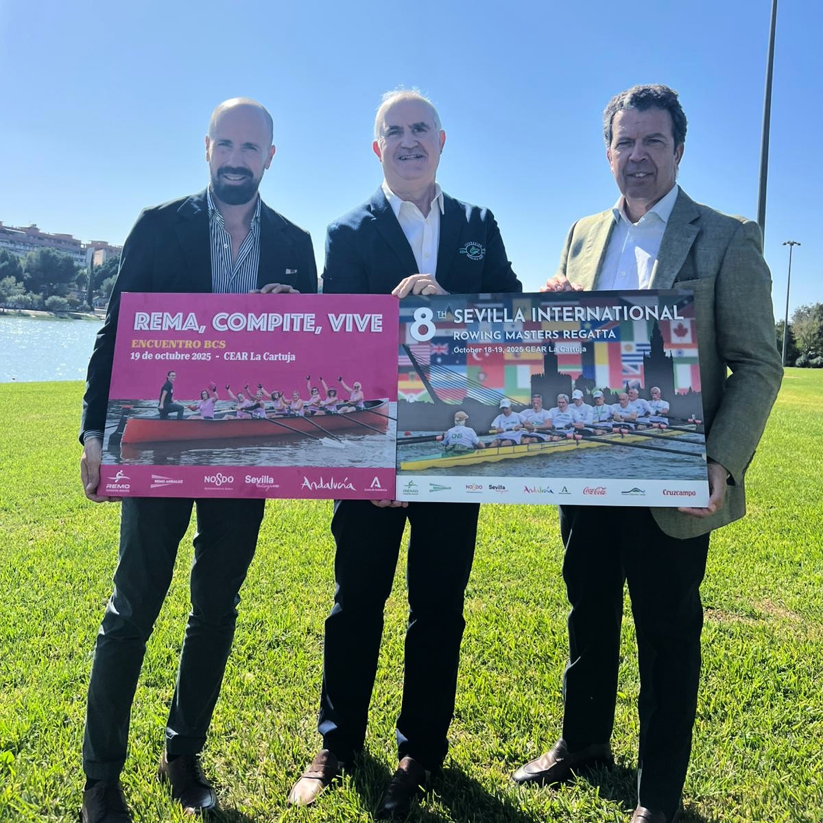 remoandaluz's tweet photo. La VIII Sevilla International Rowing Masters Regatta, en @cartujacear con 700 deportistas y 380 tripulaciones procedentes de 13 países y la actividad inclusiva ‘Rema. Compite. Vive’

👉🏼ℹ️https://t.co/A9apKJeXtI 

@deporteand @IMDSevilla @darsenadxtiva @CocaCola_es @Cruzcampo https://t.co/59oCDEPh7Y