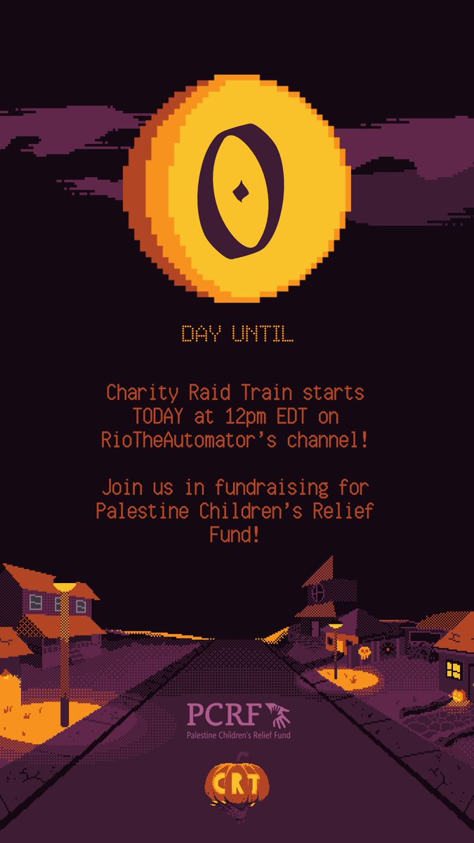 Today's the day! 🍉 

Keep a tab open for CharityRaidTrain.com - we'll see you at 9am PDT / 12pm EDT 🧡
