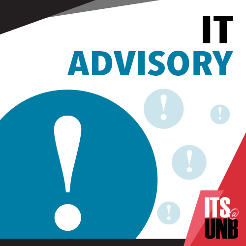 IT Advisory: ITS performing network maintenance on the Fredericton campus on Sunday, Oct. 19 for 4 hours starting at 6 a.m. No outages are expected. Full details ➡️ go.unb.ca/NJOHK
