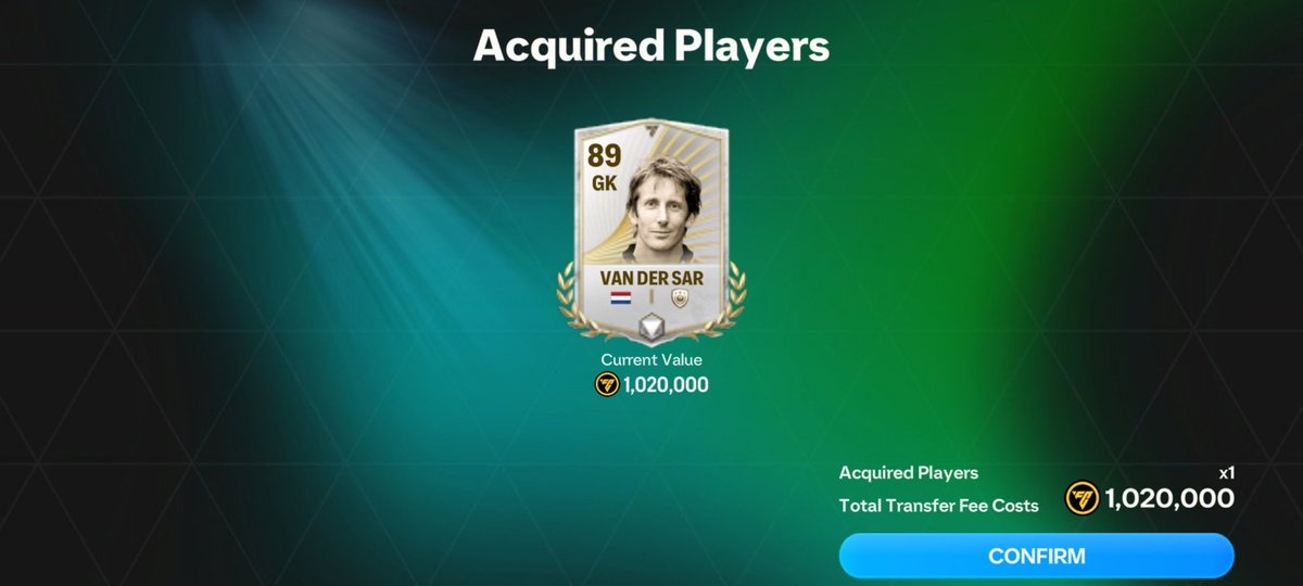 mnunited_gaming's tweet photo. Acquired Players โ
Edwin Van Der Sar ๐ณ๐ฑ
#vandersar #edwinvandersar #netherlands #icons #fcmobile #fc26 #easports https://t.co/OvsrqZBkho