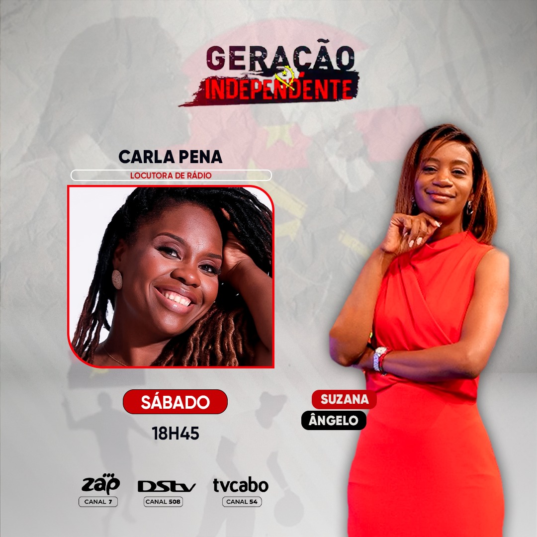 redegirassolang's tweet image. Amanhã, às 18h45, assiste o Geração Independente com #SuzanaAngelo!
Conhece Carla Pena, locutora angolana apaixonada pela comunicação e uma das vozes mais marcantes da rádio nacional.
Canal 7ZAP, 54TVCabo, 508 DStv
#GeracaoIndependente #CarlaPena #TVGirassol #RedeGirassol