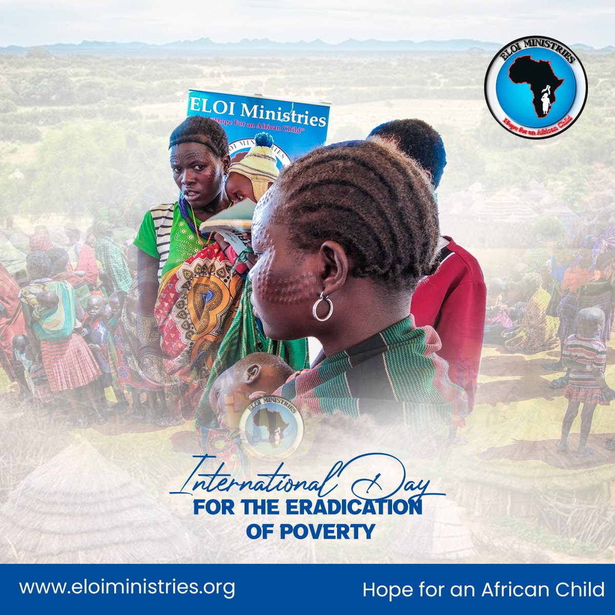"Every step toward eradicating poverty is a step toward restoring dignity and hope. 🌍
At ELOI Ministries, we continue to stand with vulnerable communities — empowering lives through compassion, education, and opportunity.
#EndPoverty #ELOIMinistries #HopeForAnAfricanChild