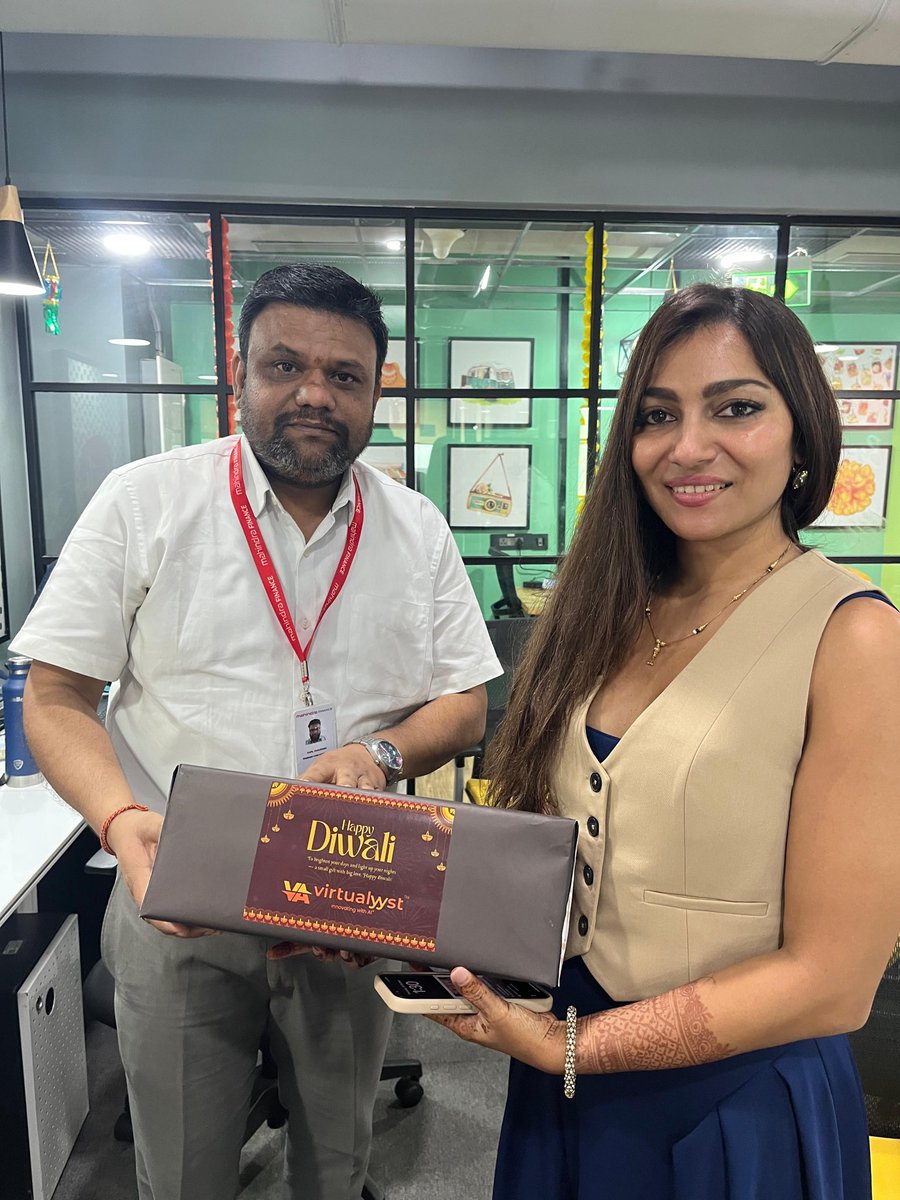 YugaLad's tweet photo. This Diwali, we shared a little light and a lot of love with our clients.
“To brighten your days and light up your nights — a small gift with big love.”
Gratitude and glow, from all of us at @VirtualyystTech . https://t.co/IqnZAC3gkt