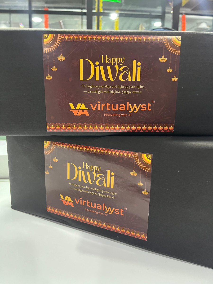 YugaLad's tweet photo. This Diwali, we shared a little light and a lot of love with our clients.
“To brighten your days and light up your nights — a small gift with big love.”
Gratitude and glow, from all of us at @VirtualyystTech . https://t.co/IqnZAC3gkt