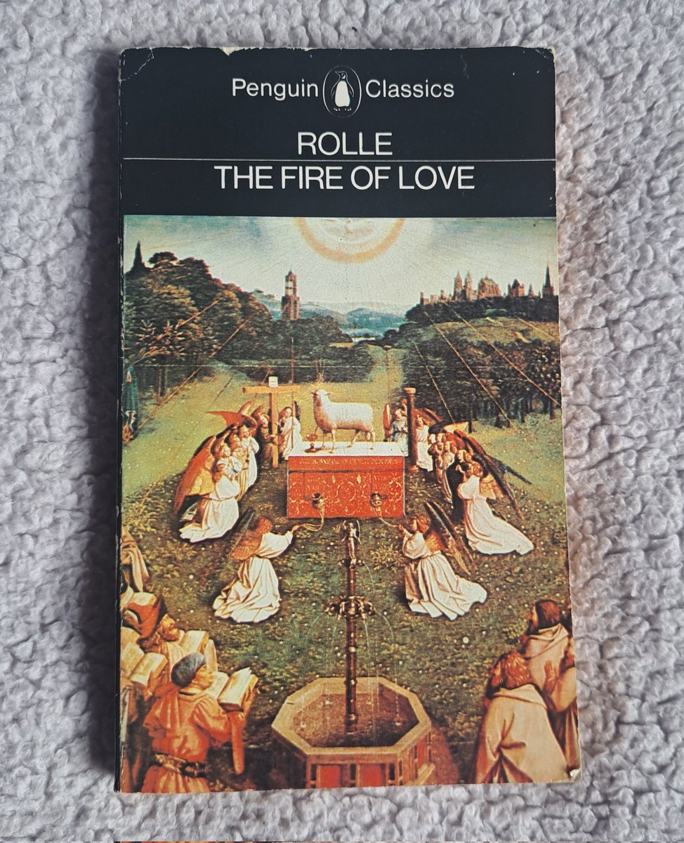 phoebus_quietus's tweet photo. This is a beautiful book.

The Fire of Love by Richard Rolle.

Another devotional classic by a medieval mystic. https://t.co/hBVGHSTF30