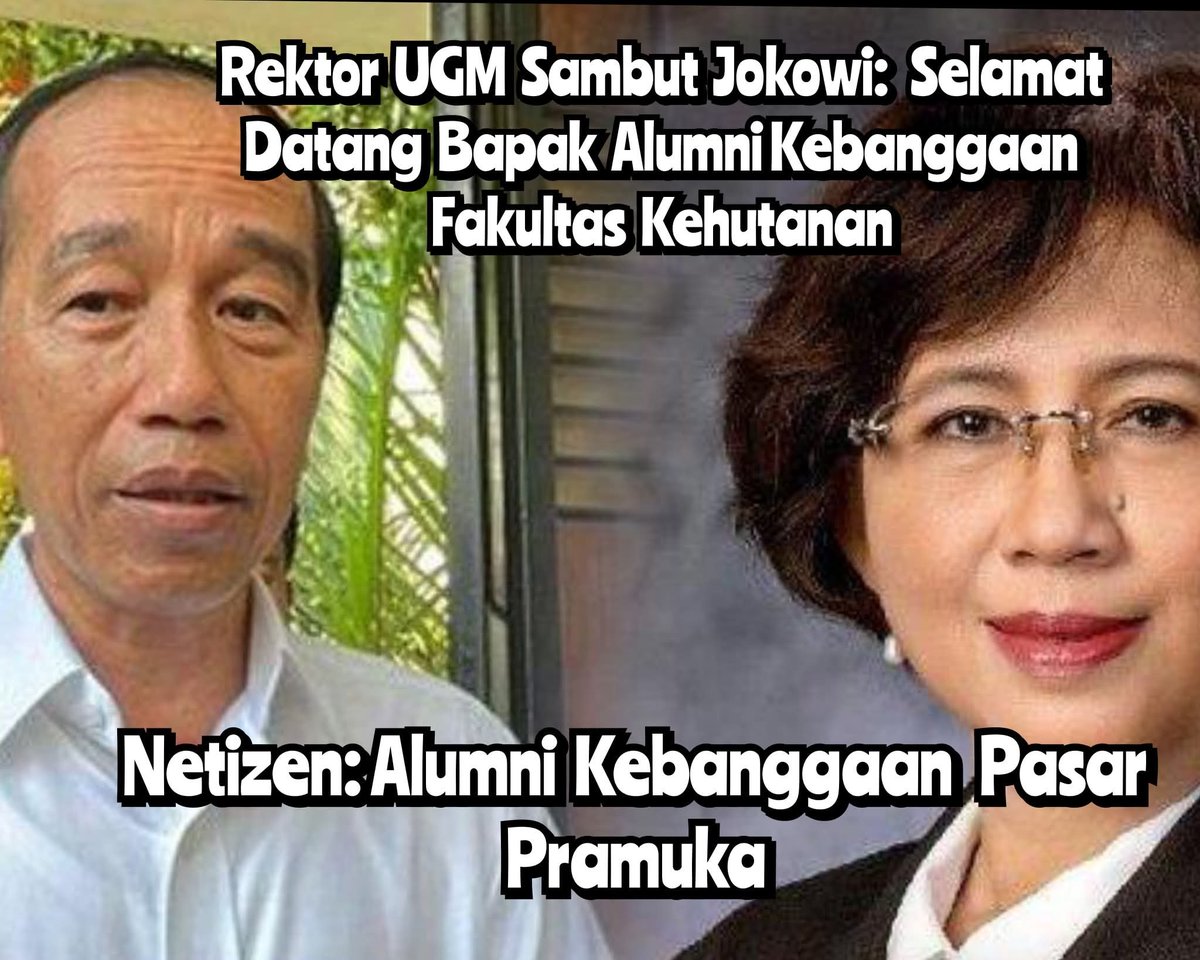 Opposisi6890's tweet image. his lies are too much @UGMYogyakarta