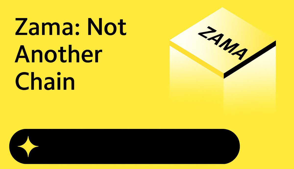 𝙣𝙤𝙩 𝙖𝙣𝙤𝙩𝙝𝙚𝙧 𝙘𝙝𝙖𝙞𝙣!

every week there’s a new L1, new L2, new something that “fixes” the last one. but most of them just reshuffle the same base problem, everything is still public. balances, votes, trades, even ai inference outputs.

what makes <a href="/zama_fhe/">Zama</a> different