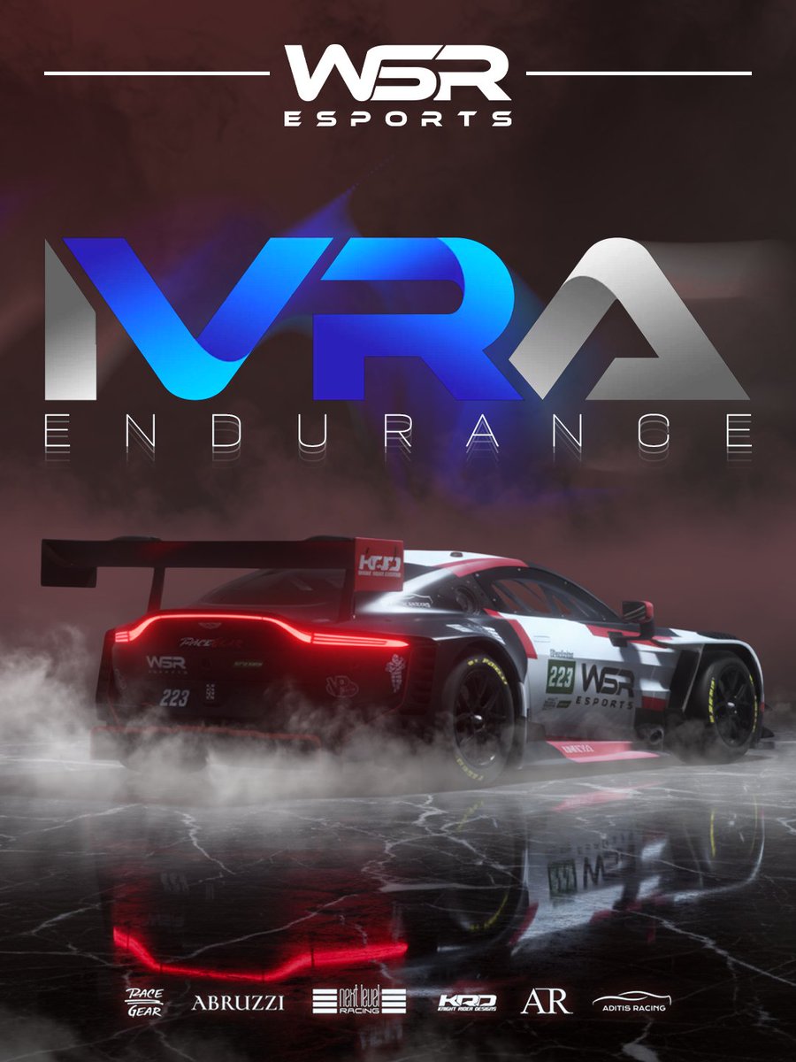 Time for the start of IVRA Endurance! We’re excited to go to battle against some of the top GT3 teams on all of iRacing. Round 1 at Barcelona is tomorrow and it is sure to be an exciting race!

<a href="/IVRALeague/">IVRA</a> <a href="/iRacing/">iRacing</a> 

Partners: 
<a href="/nextlvlracing/">Next Level Racing</a>  
<a href="/Abruzzionline/">Abruzzi Official</a>  
RaceGear 
ADITIS