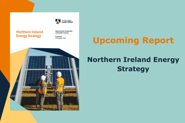 NIAO Report - Northern Ireland Energy Strategy will be published Tuesday 21st October. The report will be available to download from our website