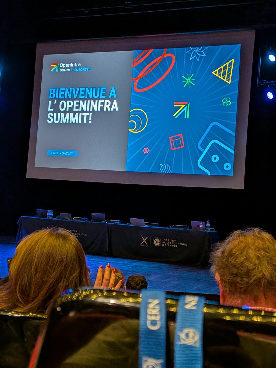 One more year, one more #OpenInfra Summit with <a href="/CERN/">CERN</a> . Looking forward to these three days of exchanges.