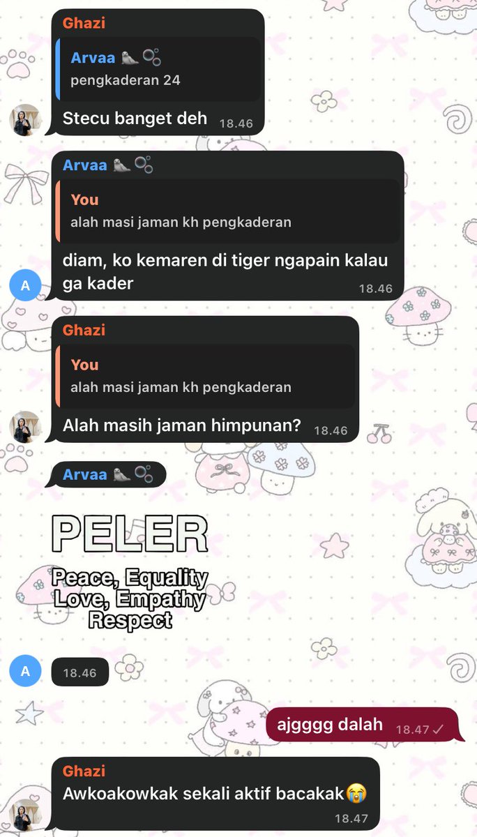 hubungan pertemanan love-hate sekalinya nongol: