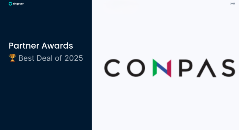 Cerramos la semana con una gran noticia 🎉 Hemos sido reconocidos con el Best Deal 2025 en los Partner Awards de <a href="/ringoverapp/">Ringover</a> . Este premio es una muestra de lo que se consigue cuando la tecnología y la colaboración van de la mano 👏