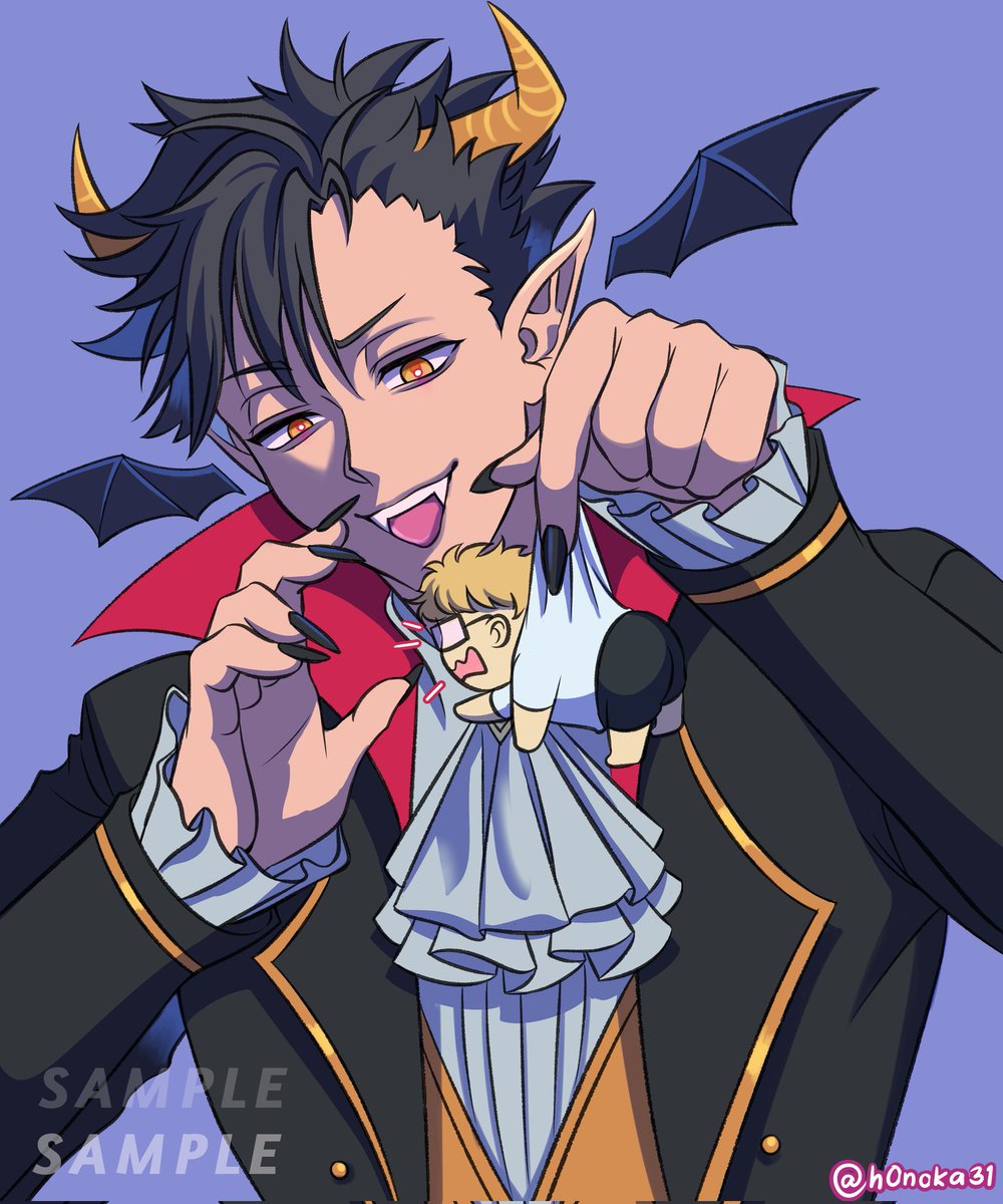 h0noka31's tweet image. Boo~!! 🦇🎃
[P.S. excited for the krtsk cse tomorrow!! See y'all 🙌]
#クロ月 #kurotsuki