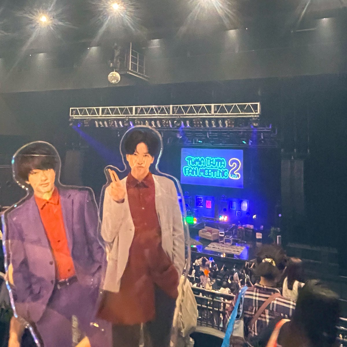 m23_s25's tweet photo. まさかのゲスト横山さんで号泣⬅️
幸せすぎる時間でした😭😭😭😭😭

#生田斗真ファンミーティング https://t.co/trv0m5aV5K