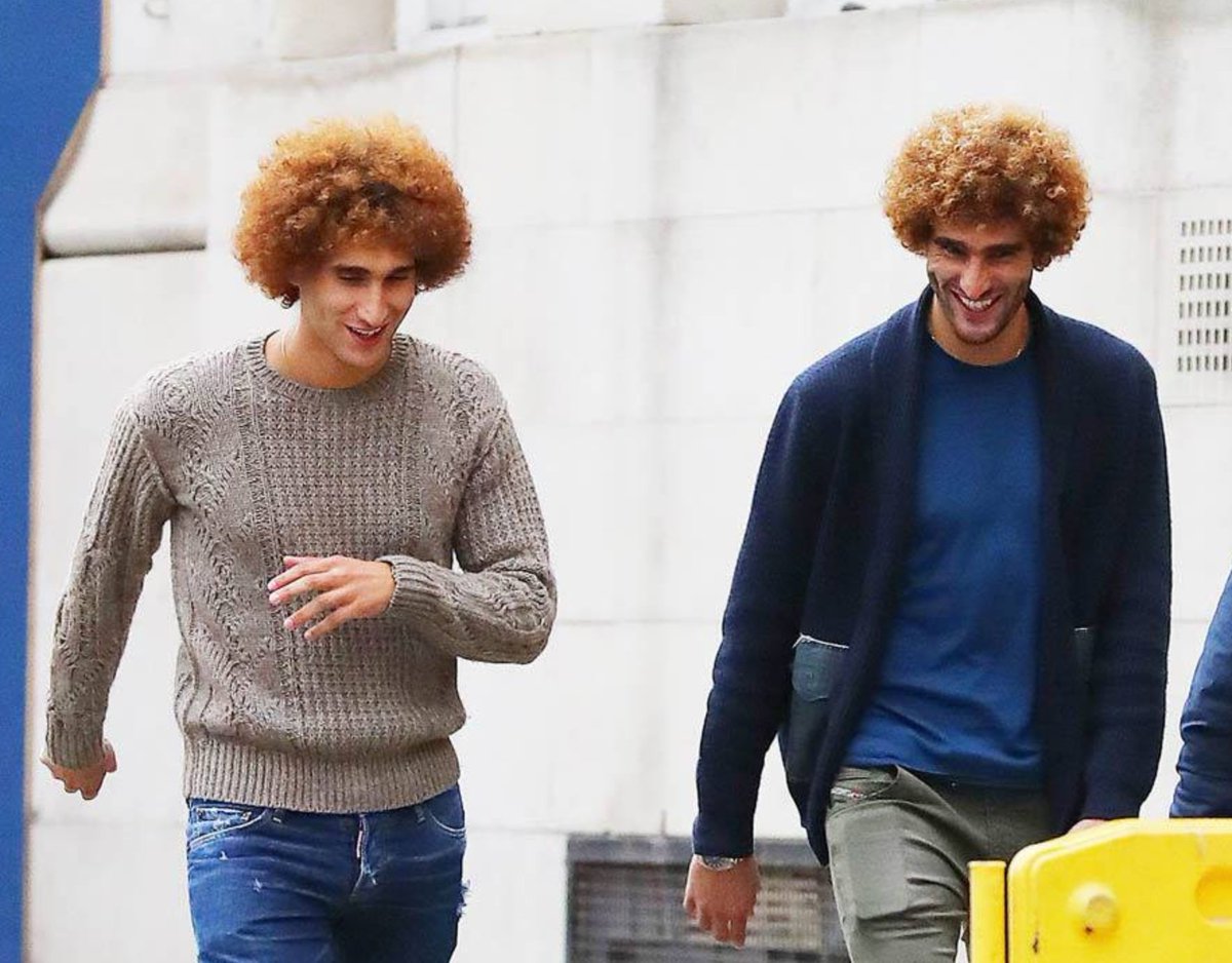 can't believe i've only just found out fellaini has a twin brother