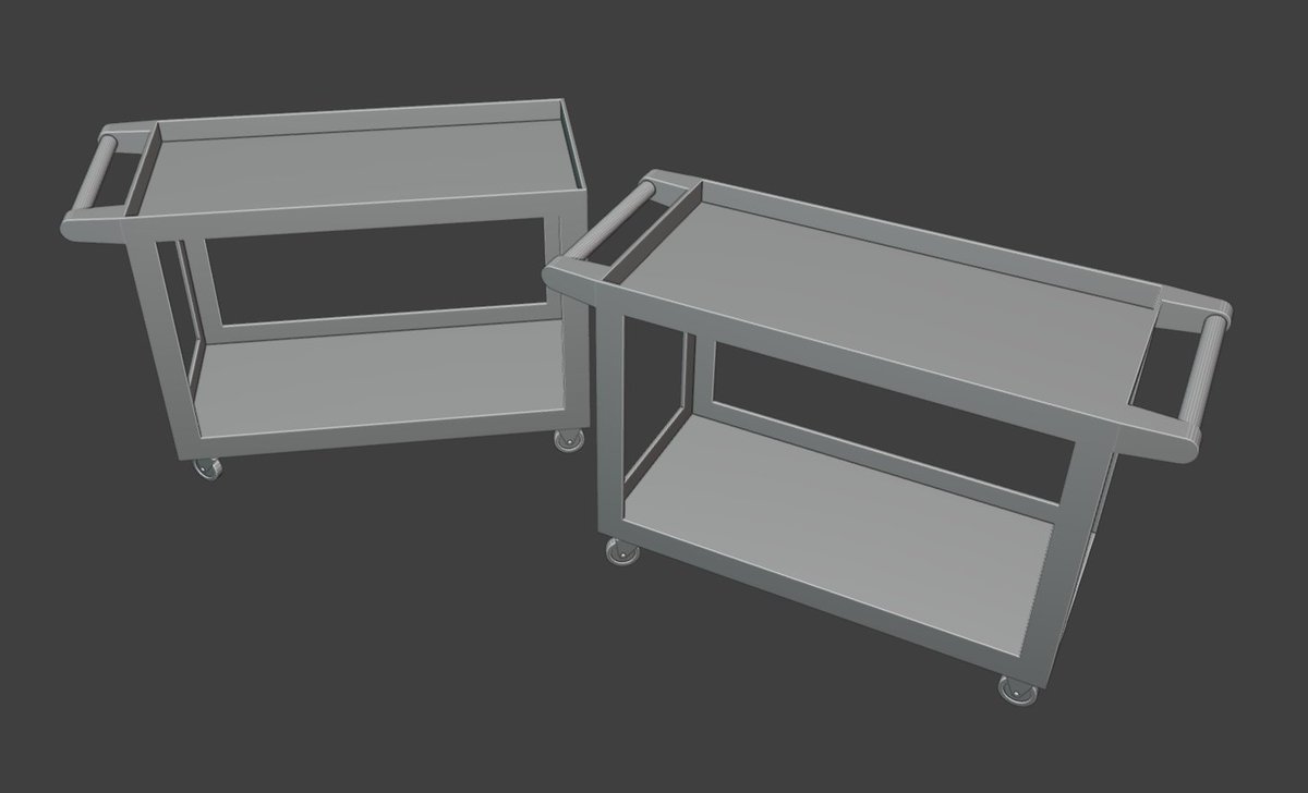 BitByteBytes's tweet image. daily whitebox #86
utility carts
#dailywhitebox
#Lowpoly #indiedev #gamedev #b3d
#3dmodeling #blender #gameart #3dart