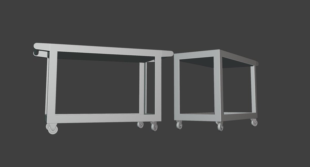 BitByteBytes's tweet image. daily whitebox #86
utility carts
#dailywhitebox
#Lowpoly #indiedev #gamedev #b3d
#3dmodeling #blender #gameart #3dart