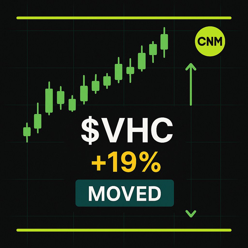 CoachNickMoney's tweet photo. π $VHC surged past resistance on high volume! π RSI signaled bullish momentum. Hungry bulls ignited a technical breakout! π₯π #StockMomentum #TechBreakout https://t.co/4VmCrpndXy