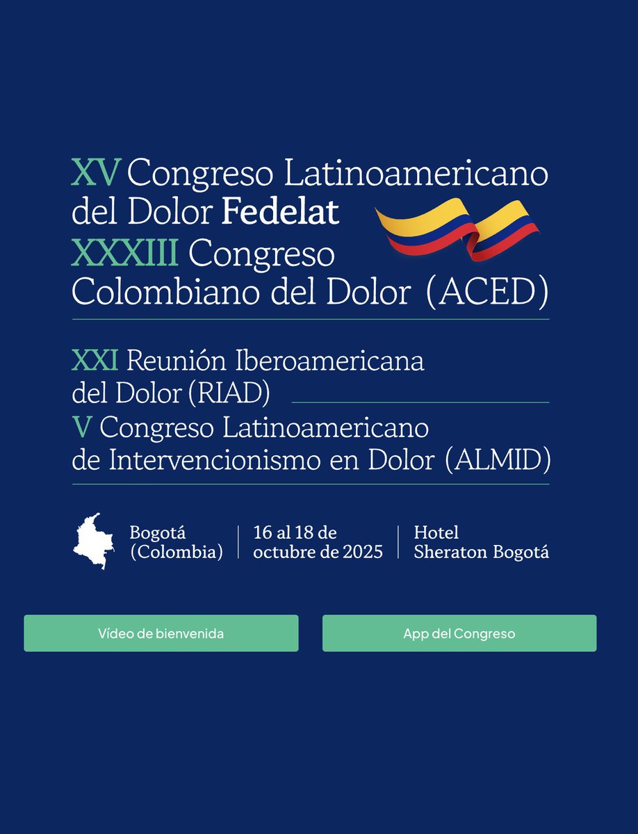 Sedolor's tweet photo. 🏃🏃Estamos en la carrera contra el dolor en Bogotá (Colombia), durante la celebración del 33 Congreso ACED FEDELAT 2025: "Corre por el alivio" en la que participa la Presidente de la @sedolor @DraMadariaga 
#FEDELAT2025 https://t.co/Bb5VVLmZcj