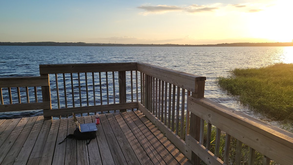 Today I am labbing for my RHCSA, but in a very pretty place. Great other than not having a chair or table.