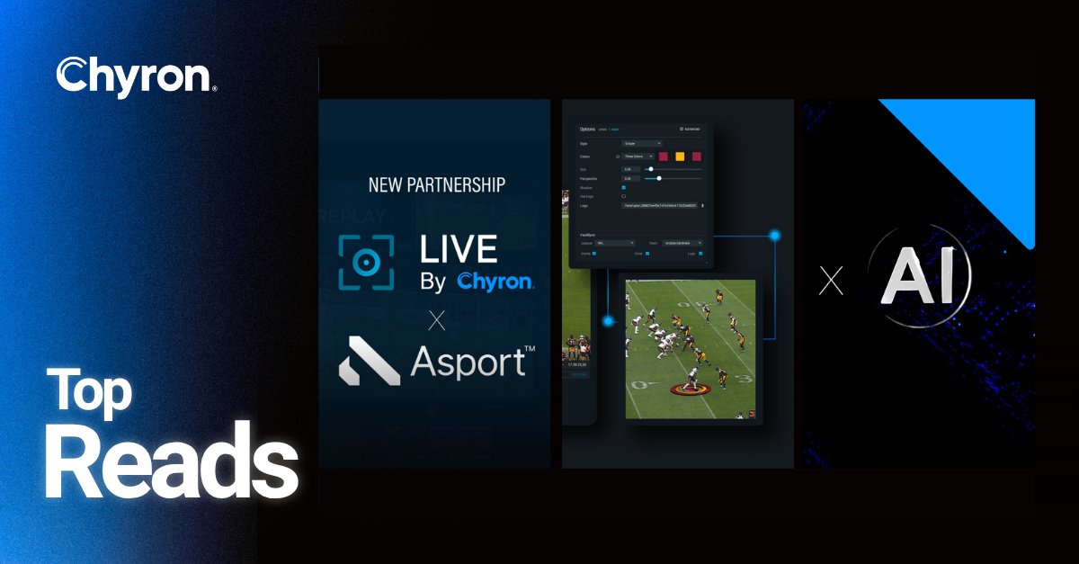 Missed some of our latest stories? Here are the most-read articles from the past months!

📌 hubs.la/Q03LLc2y0
📌 hubs.la/Q03LLj2s0
📌hubs.la/Q03LLdVt0
📌  hubs.la/Q03LLb-50

#SinceDayOne #Chyron #BroadcastGraphics #SportsBroadcast