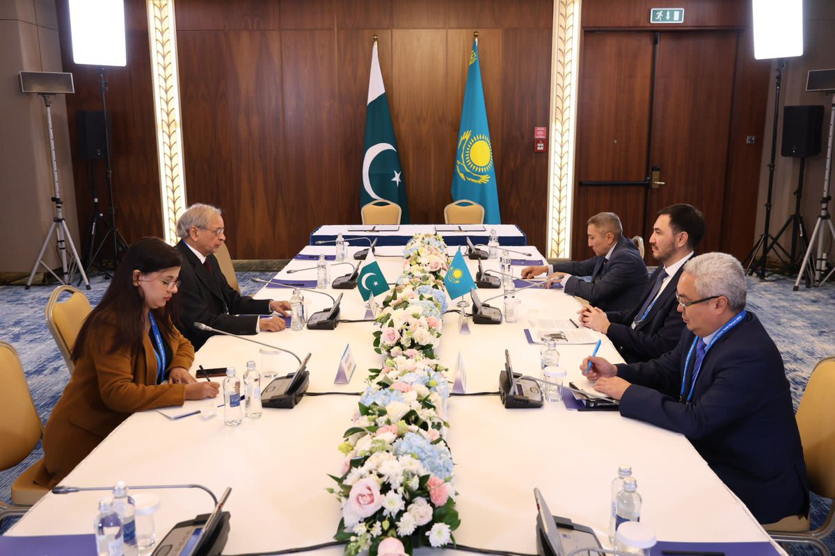 CISS Cooperation | The Center for International Strategic Studies (CISS) and the Kazakhstan Institute for Strategic Studies (<a href="/KAZ_ISS/">KAZISS</a>) have signed an MoU to enhance bilateral cooperation in strategic research.

The MoU, signed by Executive Director, Amb Ali Sarwar Naqvi and
