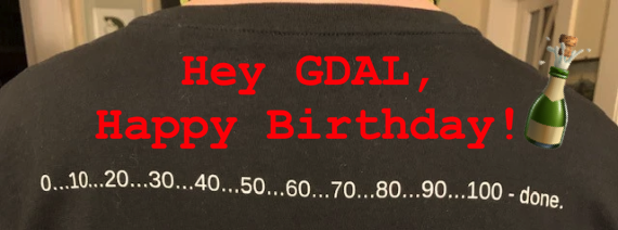 geoObserver_'s tweet photo. 27 Jahre GDAL! HAPPY BIRTHDAY! / 27 years of GDAL! HAPPY BIRTHDAY! https://t.co/Gnc2gxkY8L @GdalOrg @EvenRouault #gdal #ogr #qgis #switch2qgis #fossgis #foss4g #opensource #gistribe #gischat #spatial #geospatial #gis #geo #geoObserver pls RT https://t.co/aeww8Di9mX