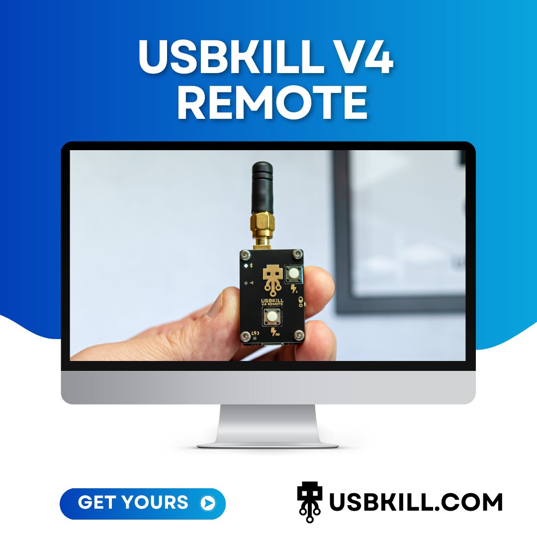 USBKill's tweet photo. Create controlled distractions during red-team exercises with USBKill Remote. Perfect for your strategy! 🎯📡 https://t.co/mHDT2xpP5d 
#StressTest #USBKillRemote #USBKillAccessory #HardwareTesting #USBKillV4 #USBKill #Pentesting #infosec  #security #RedTeam https://t.co/DUyKrXL6yI