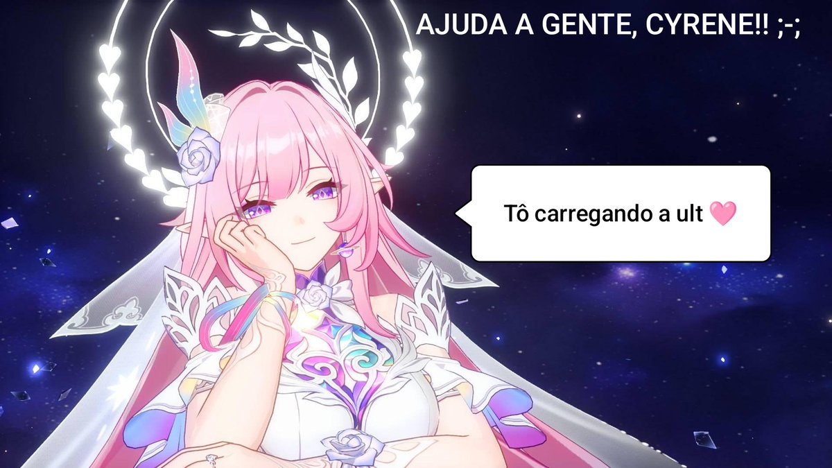 Chico_Lixo's tweet photo. O que fizeram com a minha garota 😭😭😭😭😭 
#Cyrene #hsr #HonkaiStarRail https://t.co/8uHojarhNI