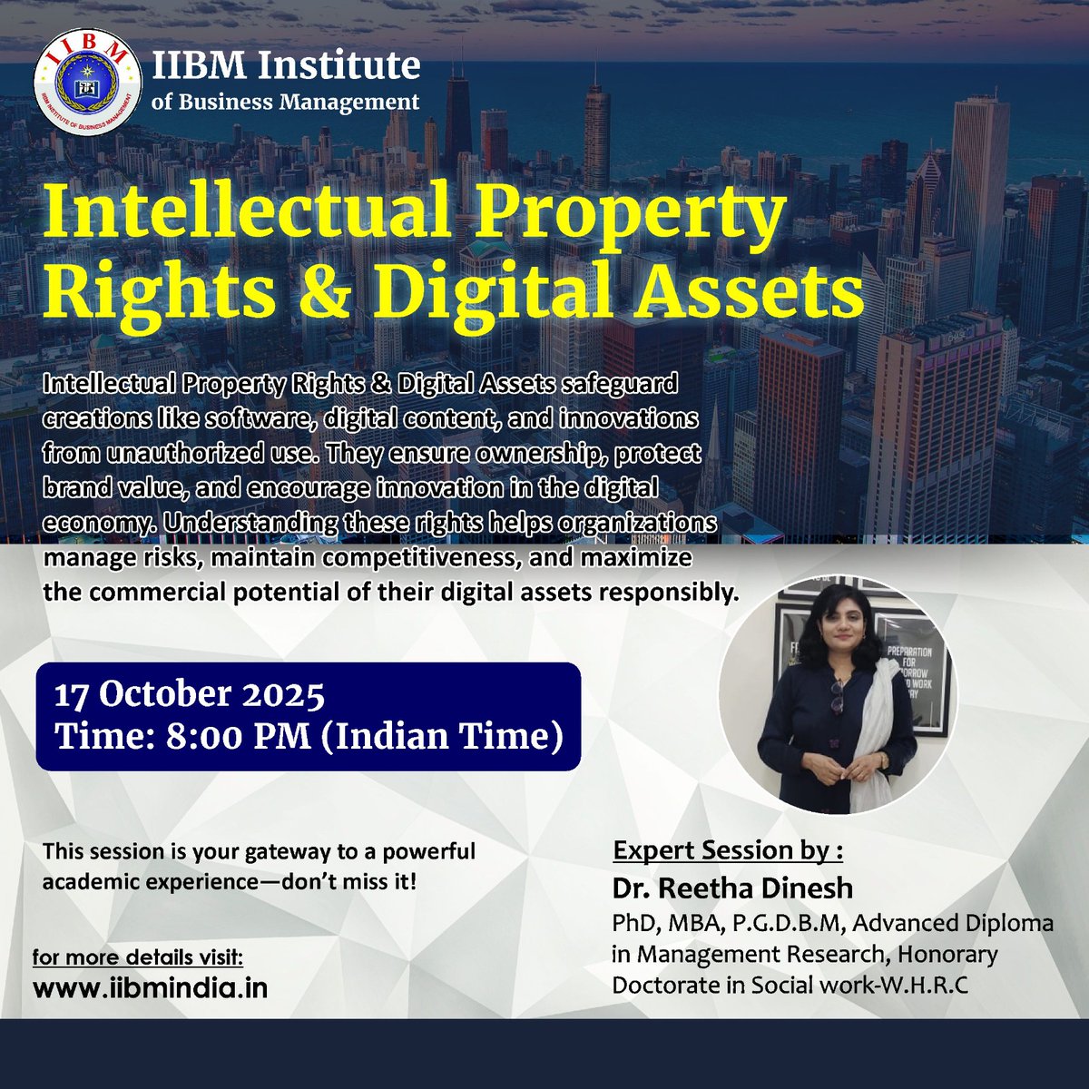 IIBM Institute of Business Management tweet media