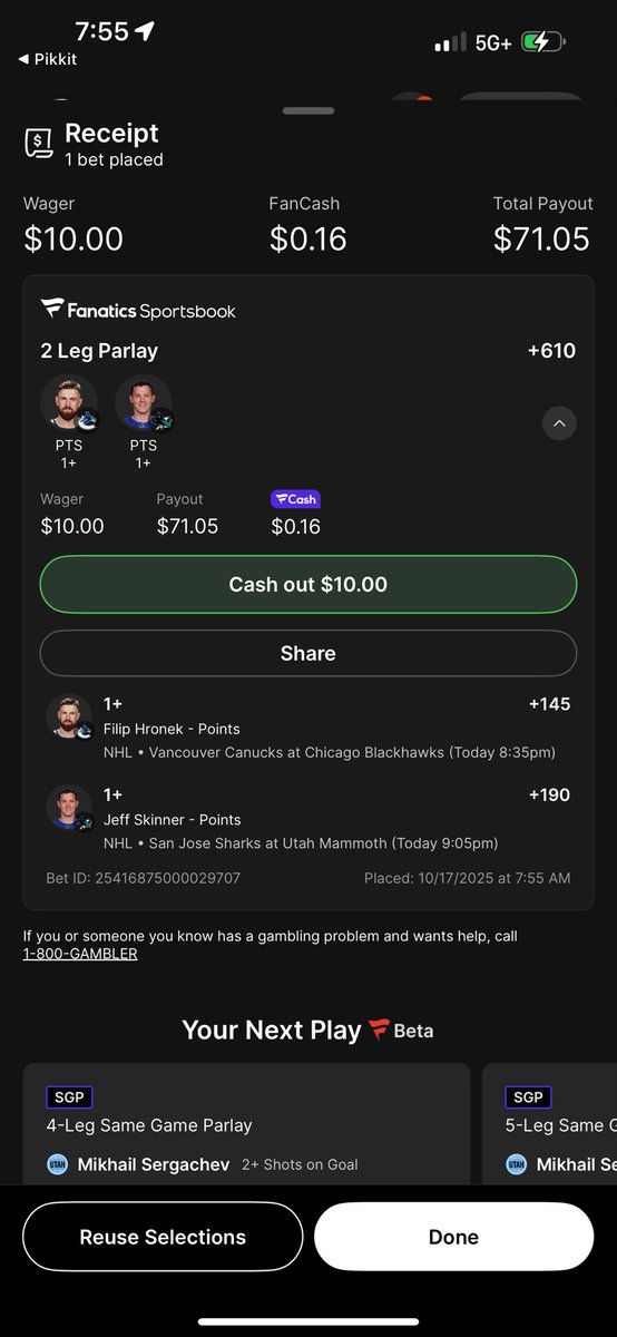 YetiBets1776's tweet photo. Switching it up tonight 🔒
.5u on the 1+ point straights
.2u on each 2+ point straight
.2u on the 1+ points parlay
.1u on the 2+ points parlay
Let’s lock in and cash 🏒💰
#NHLBets #PuckLuck #SportsBetting #UnitUp https://t.co/HXy6djHMOa