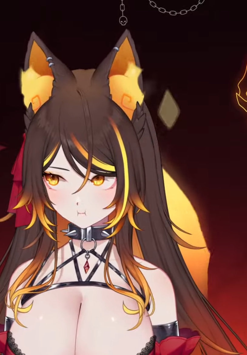 <a href="/SinderVTuber/">Sinder 🔥</a> #sinderdoodle look at this face sinders model made while she was blowing her nose during the recent stream, ABSOLUTELY ADORABLE!